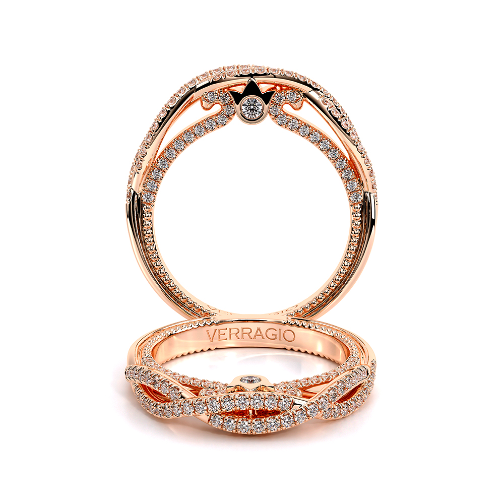 14K Rose Gold COUTURE-0481W Band