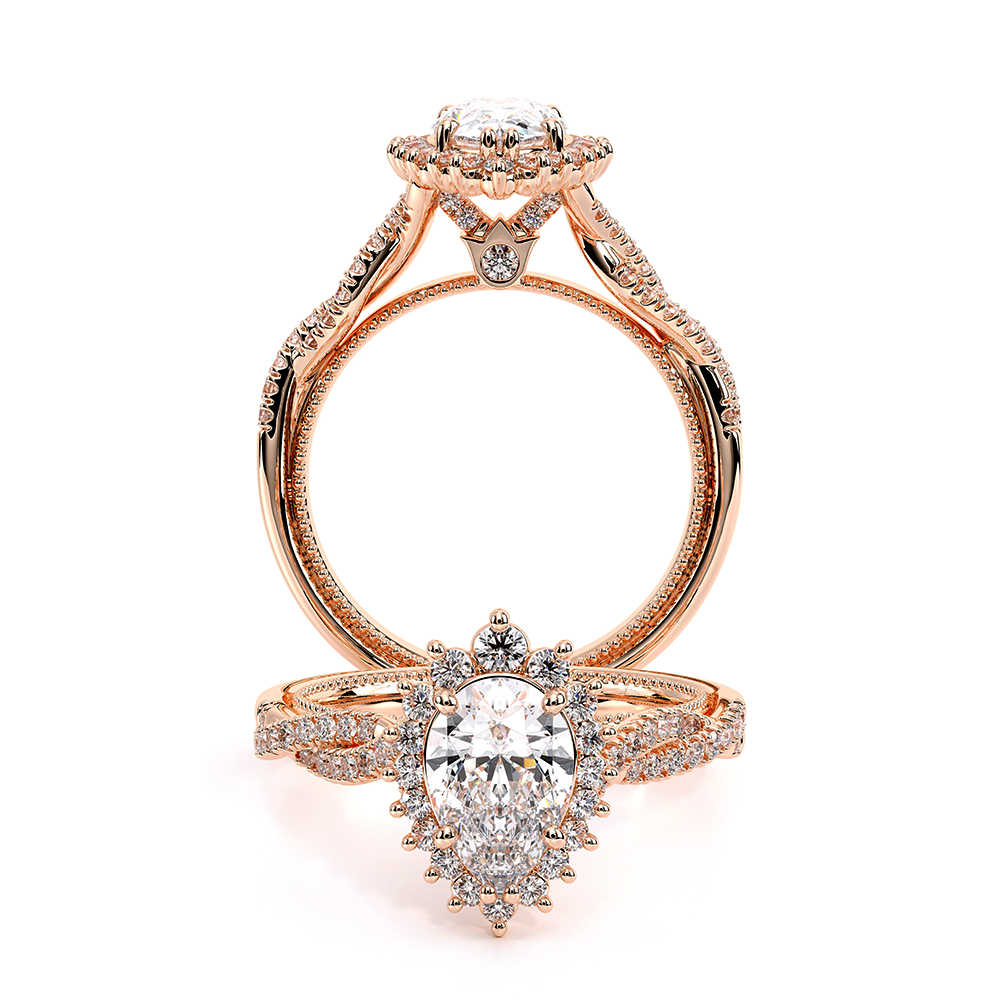 18K Rose Gold Renaissance-987OPEAR Ring