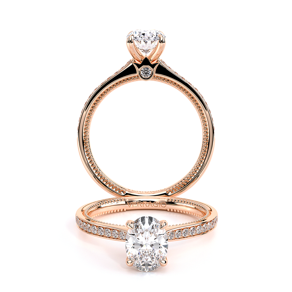 14K Rose Gold Renaissance-SLD301-OV Ring