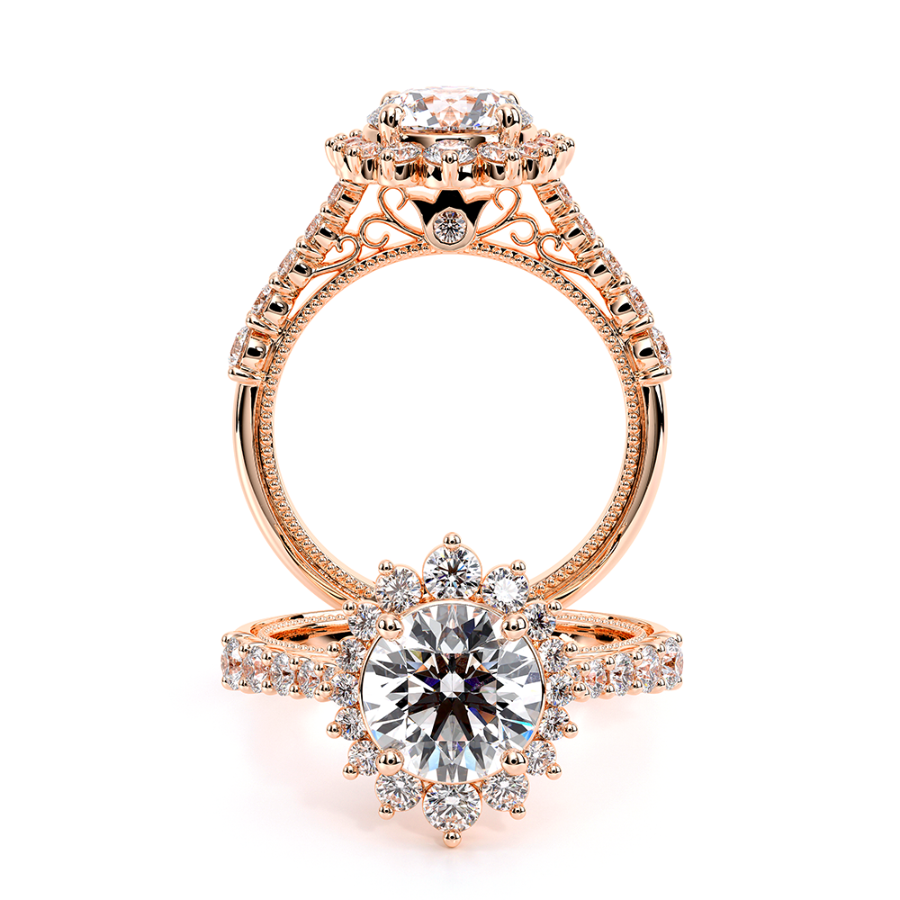18K Rose Gold VENETIAN-5084R2 Ring