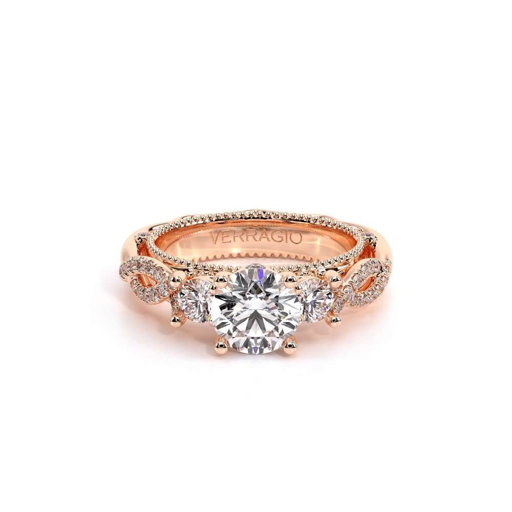 14K Rose Gold VENETIAN-5013R Ring