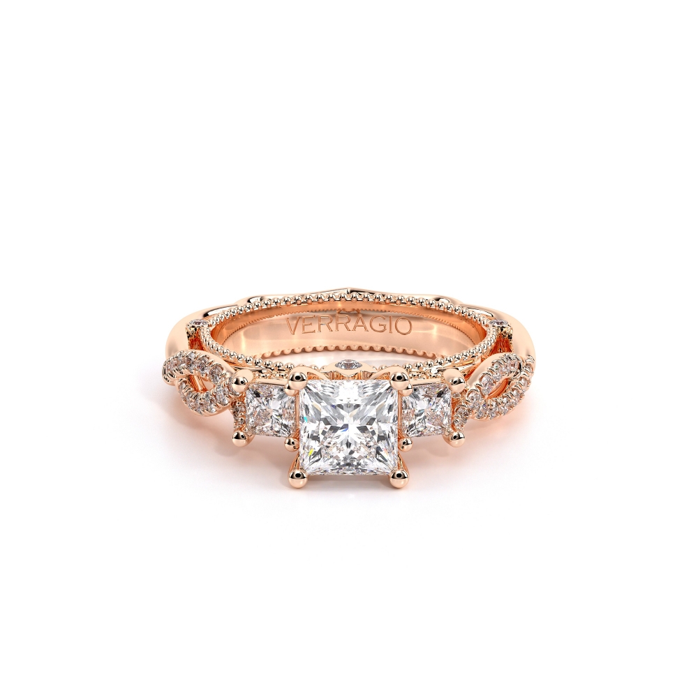 14K Rose Gold VENETIAN-5013P Ring