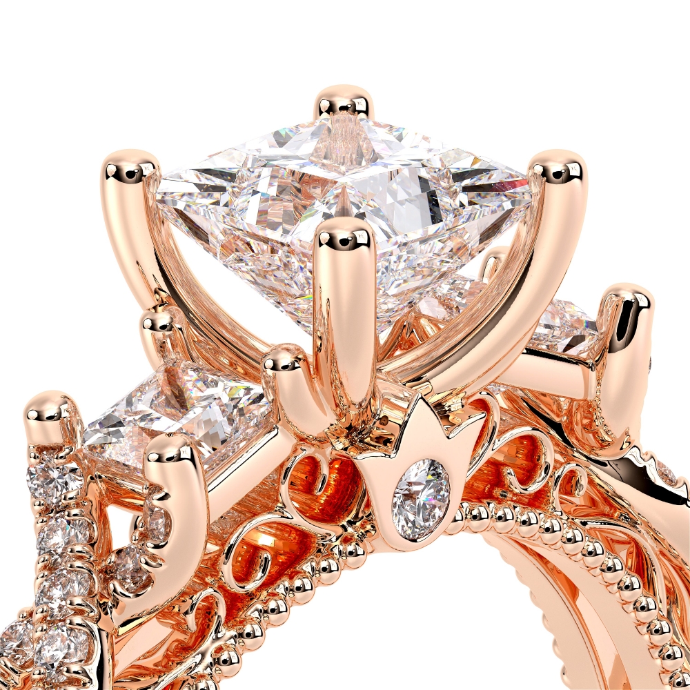 18K Rose Gold VENETIAN-5013P Ring