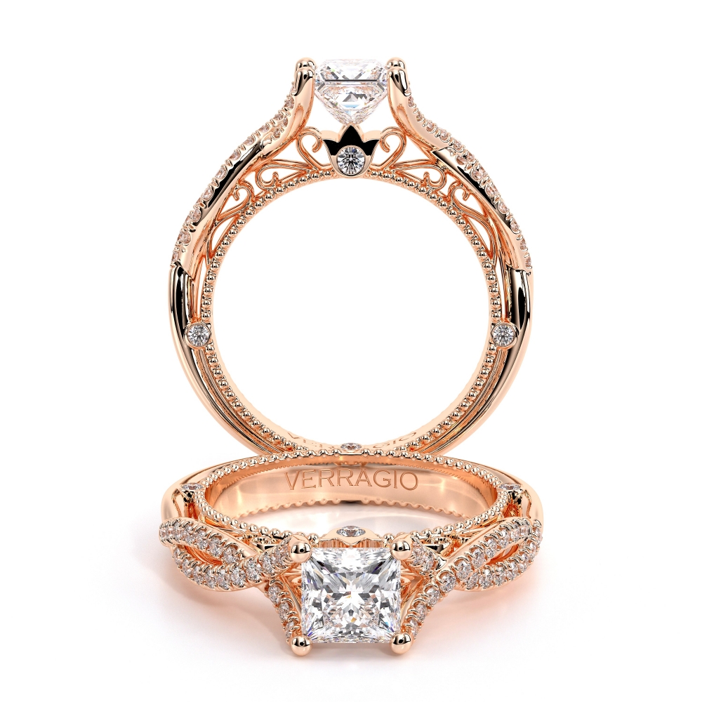 14K Rose Gold VENETIAN-5003PR Ring