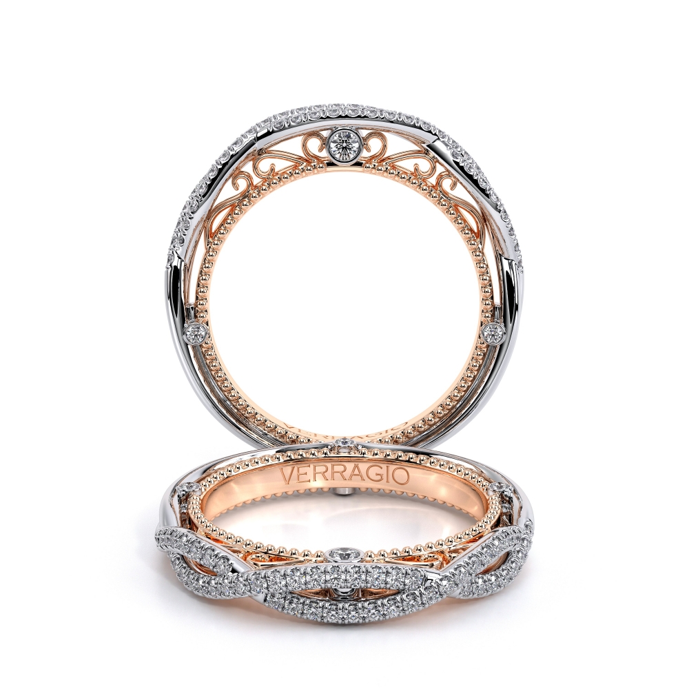 14K Two Tone VENETIAN 5003W Band VENETIAN 5003W 14k TT