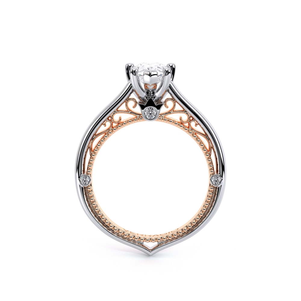 18K Two Tone VENETIAN-5047PEAR Ring