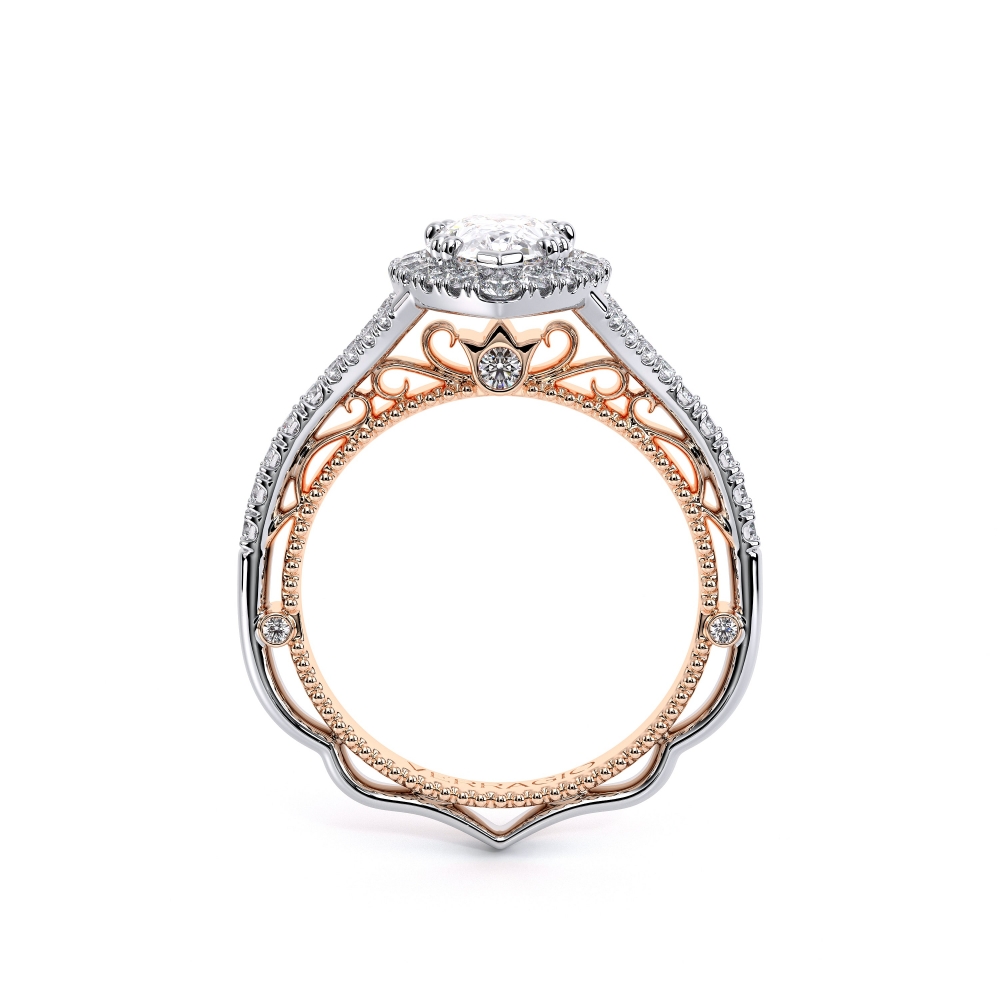 14K Two Tone VENETIAN-5057PEAR Ring