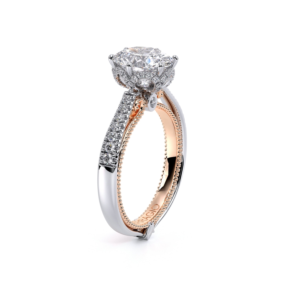14K Two Tone COUTURE-0429DOV Ring