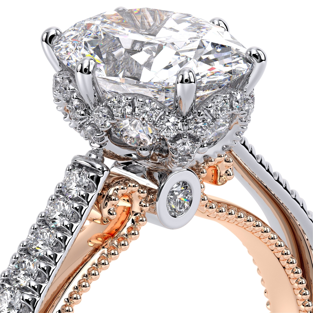 14K Two Tone COUTURE-0429DOV Ring