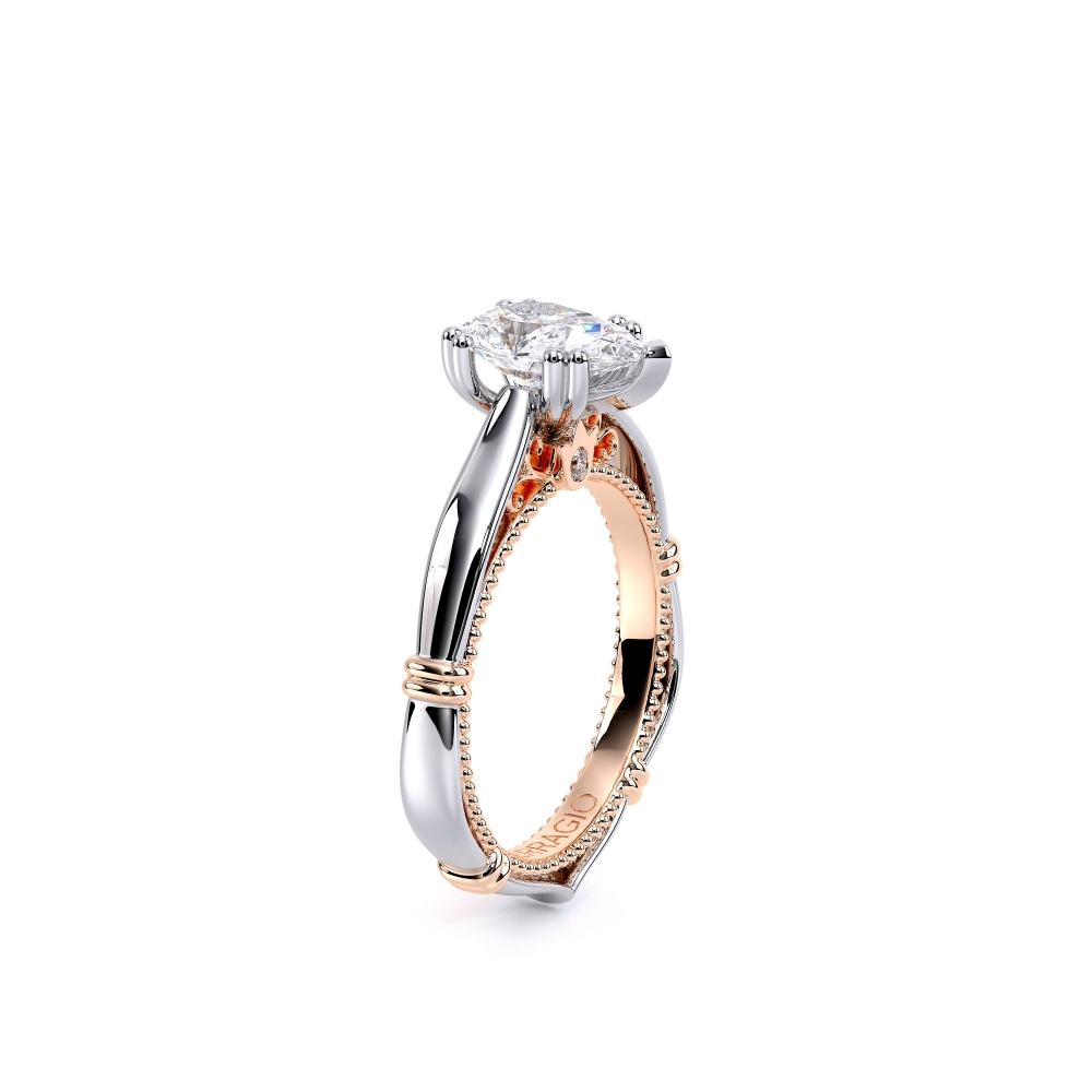 18K Two Tone PARISIAN-120PEAR Ring