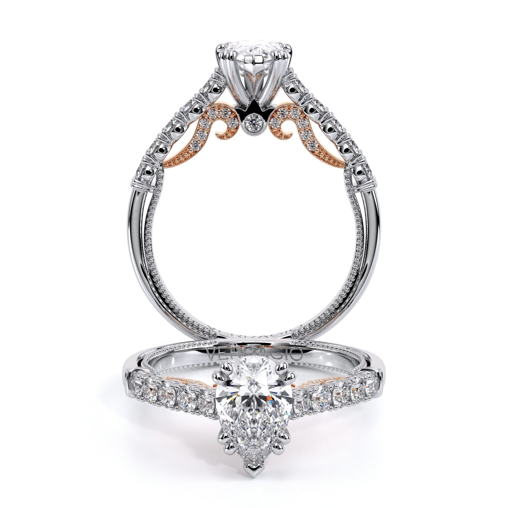 14K Two Tone INSIGNIA-7097PEAR Ring