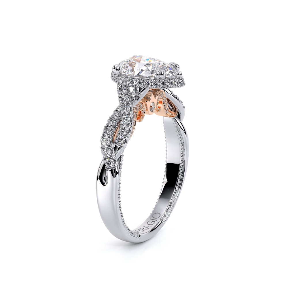 14K Two Tone INSIGNIA-7099PEAR Ring