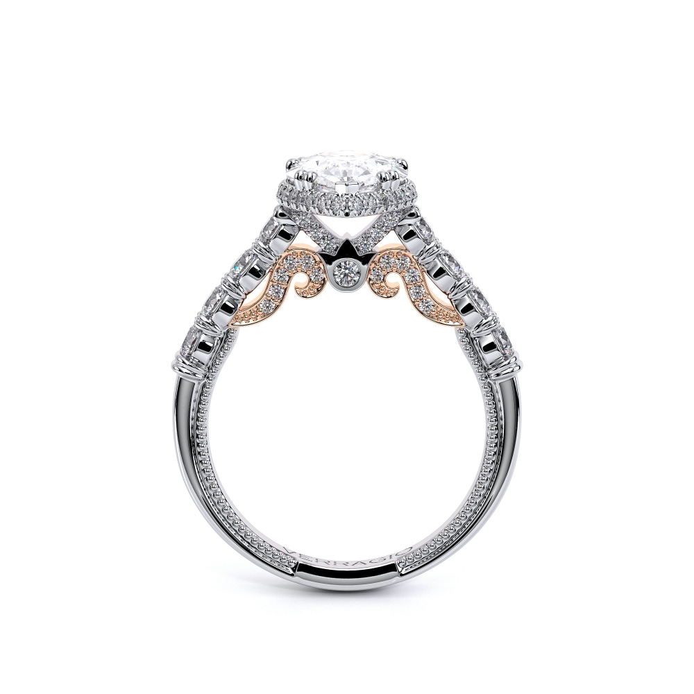 14K Two Tone INSIGNIA-7100PEAR Ring