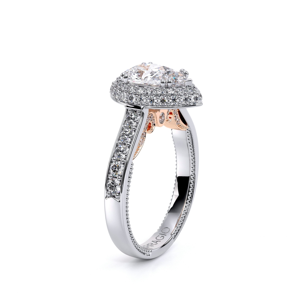 14K Two Tone INSIGNIA-7101PEAR Ring