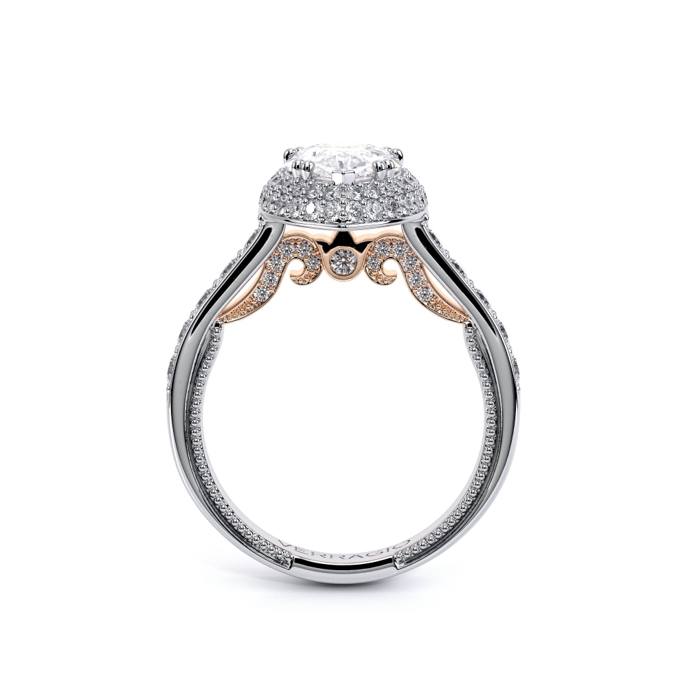 18K Two Tone INSIGNIA-7101PEAR Ring