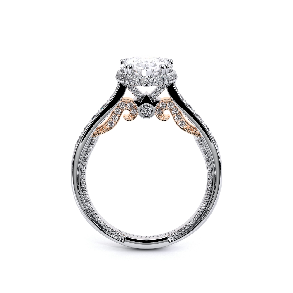 14K Two Tone INSIGNIA-7102PEAR Ring