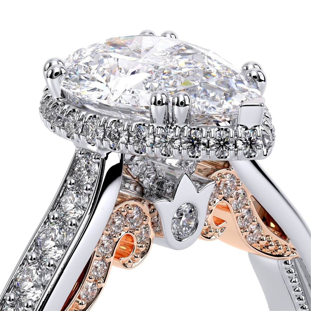 18K Two Tone INSIGNIA-7102PEAR Ring