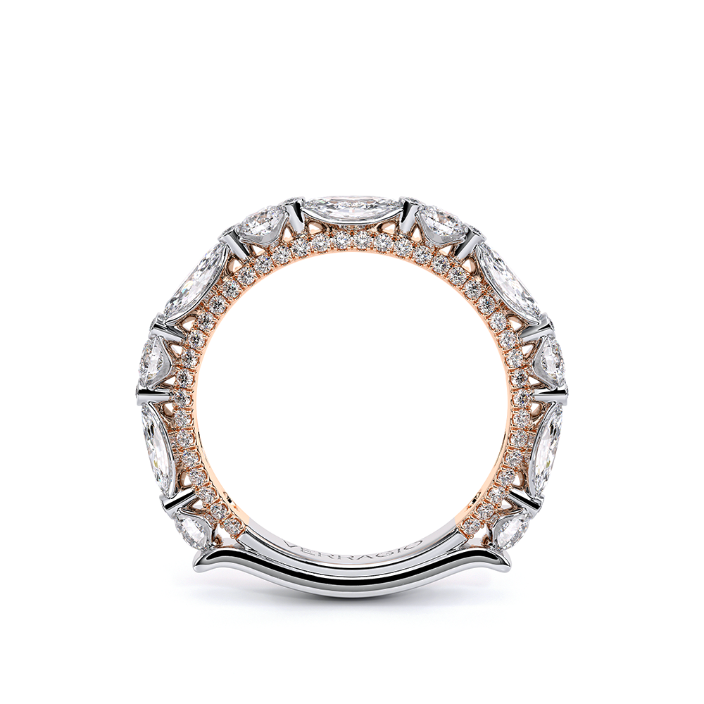 14K Two Tone Eterna-2021-MQ-6X3-3Q Ring