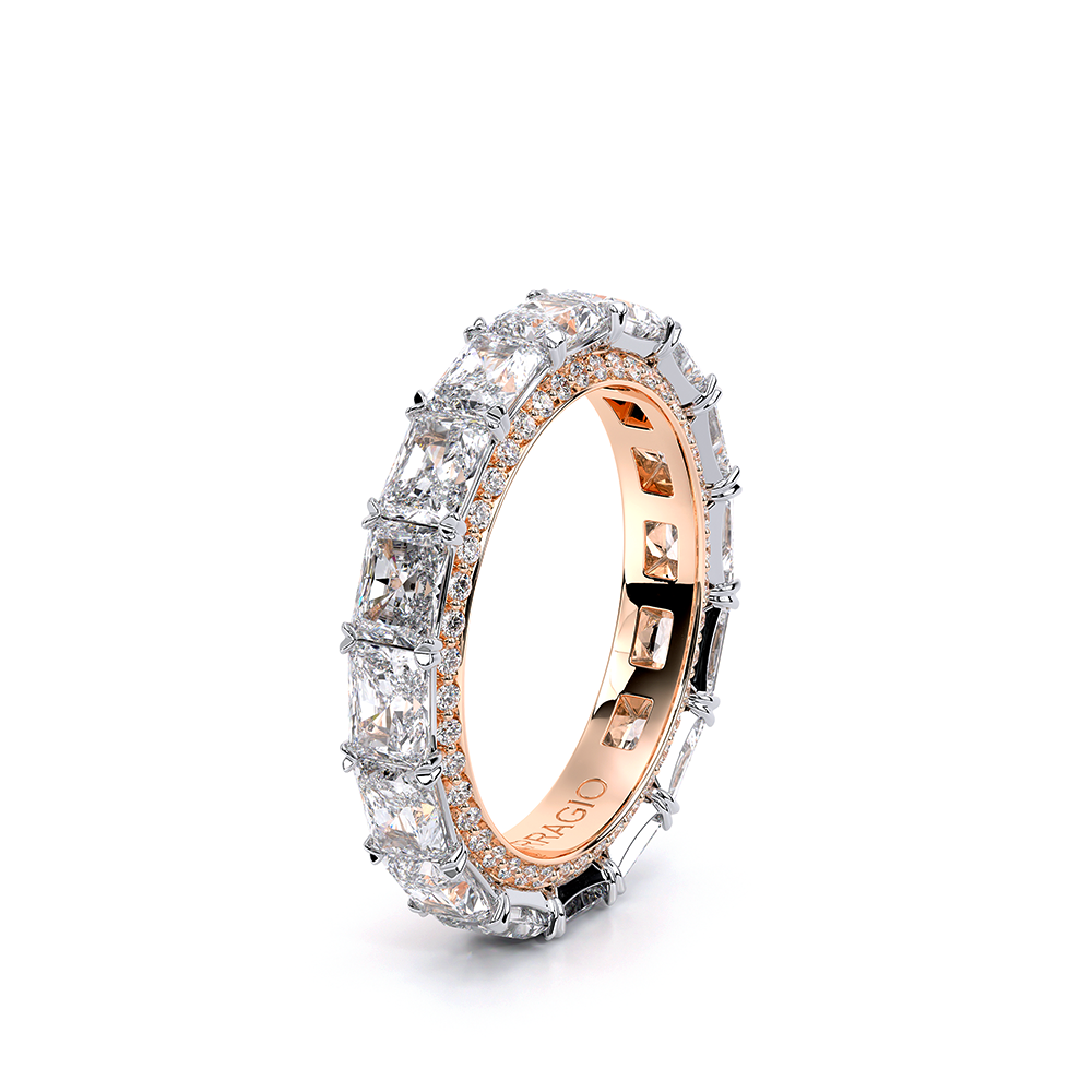 18K Two Tone Eterna-2025-RAD-4X3 Ring