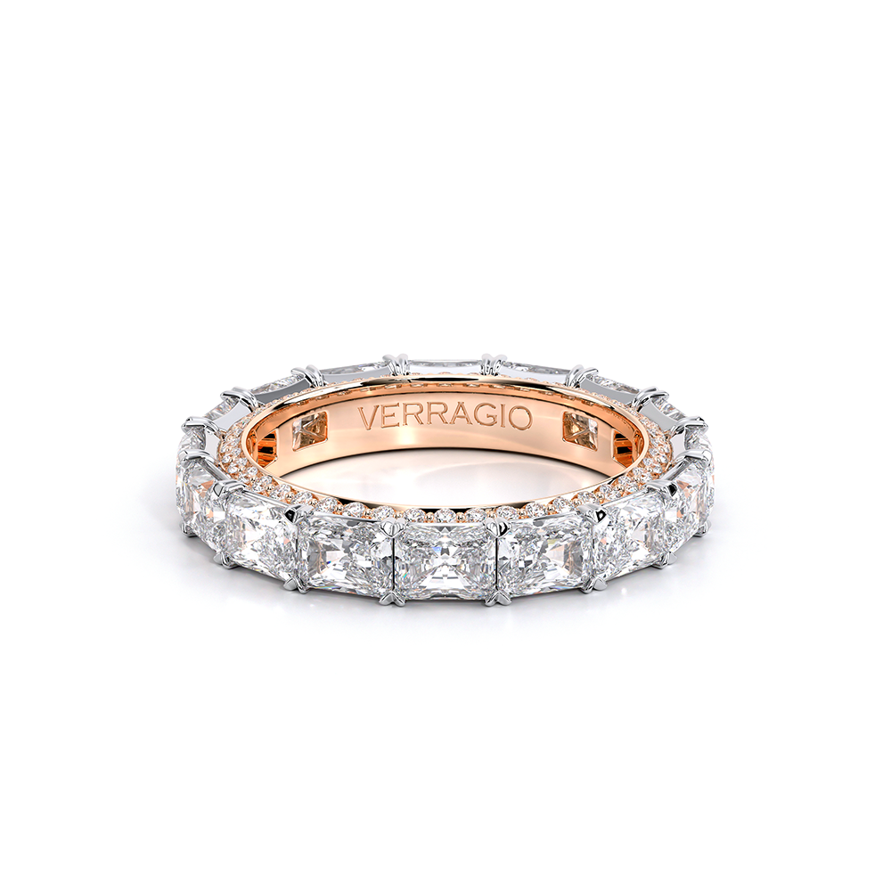18K Two Tone Eterna-2025-RAD-4X3 Ring