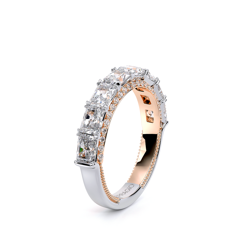 14K Two Tone Eterna-2025-RAD-4X3-HW Ring