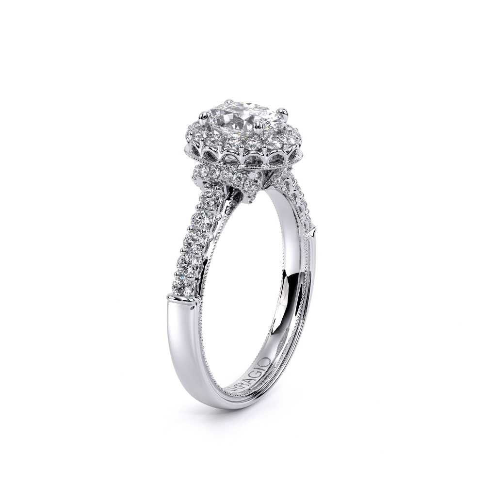 14K White Gold Renaissance-908OV Ring