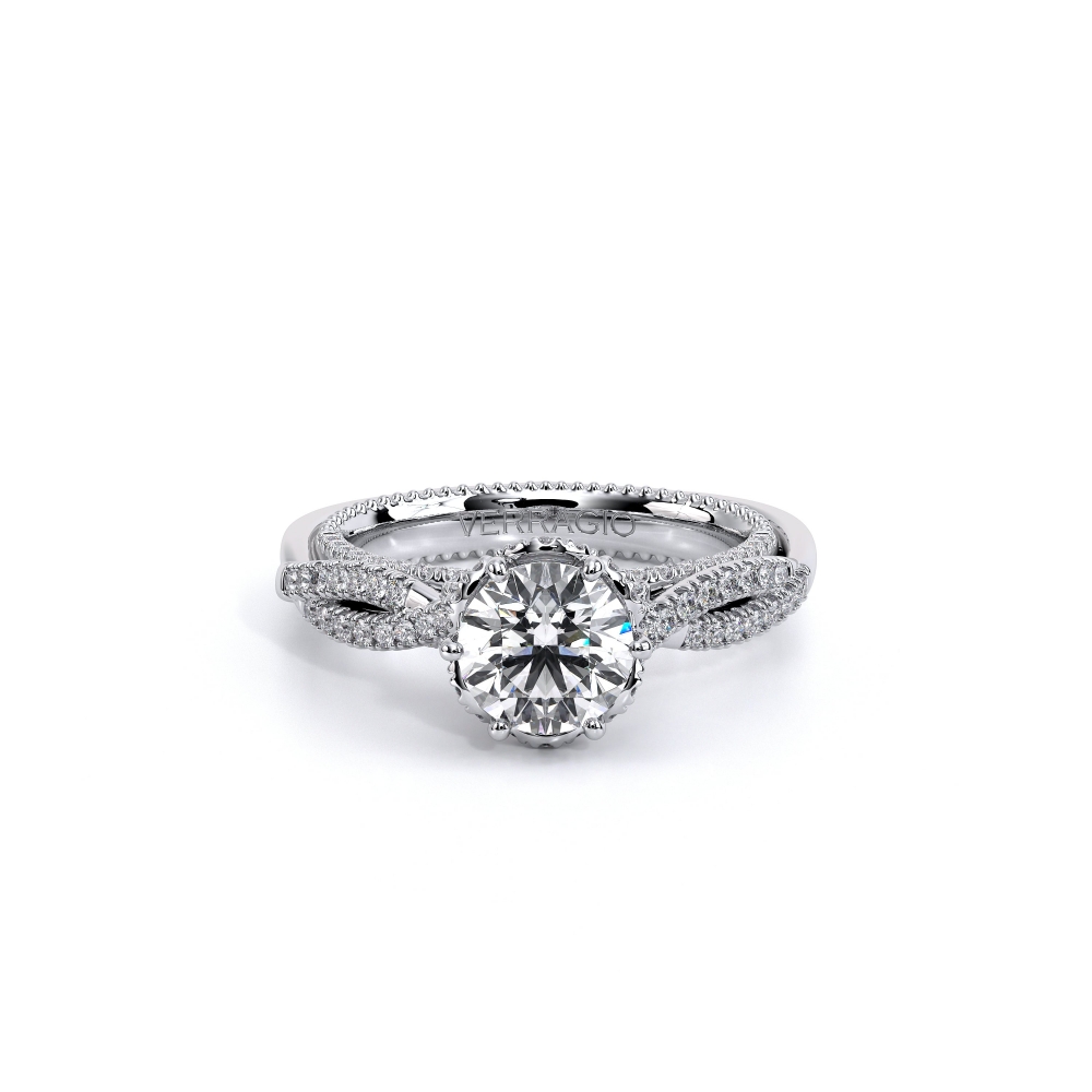 14K White Gold COUTURE-0451R Ring