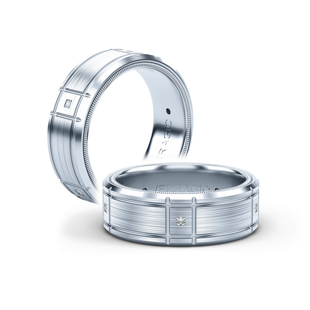 18K White Gold VWD-8905 Ring
