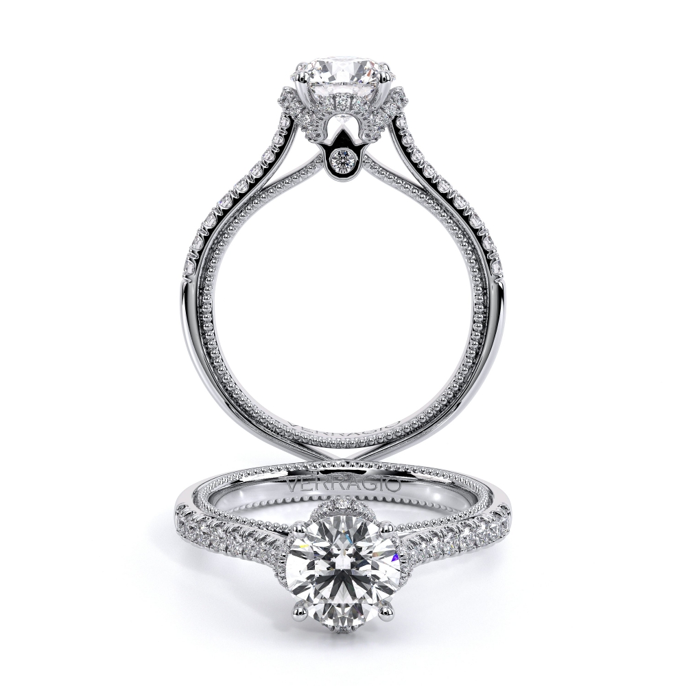 14K White Gold COUTURE-0457R Ring