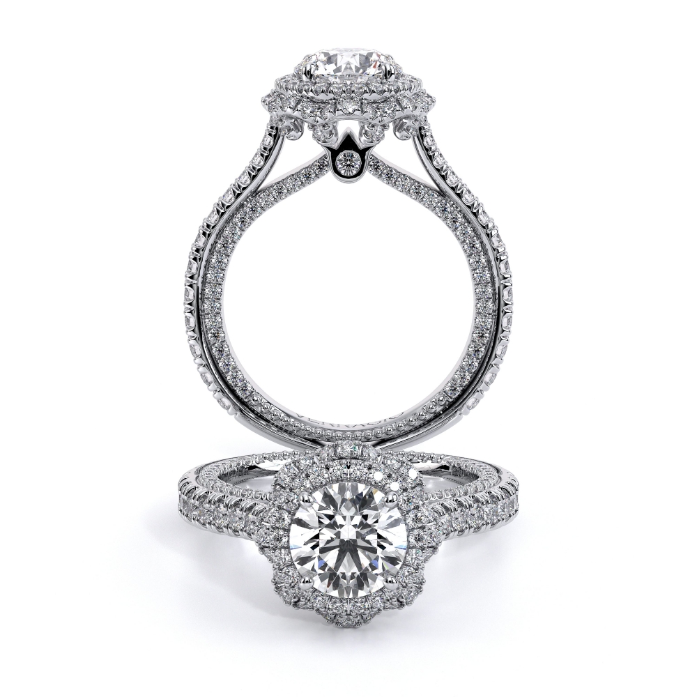 14K White Gold COUTURE-0468R Ring