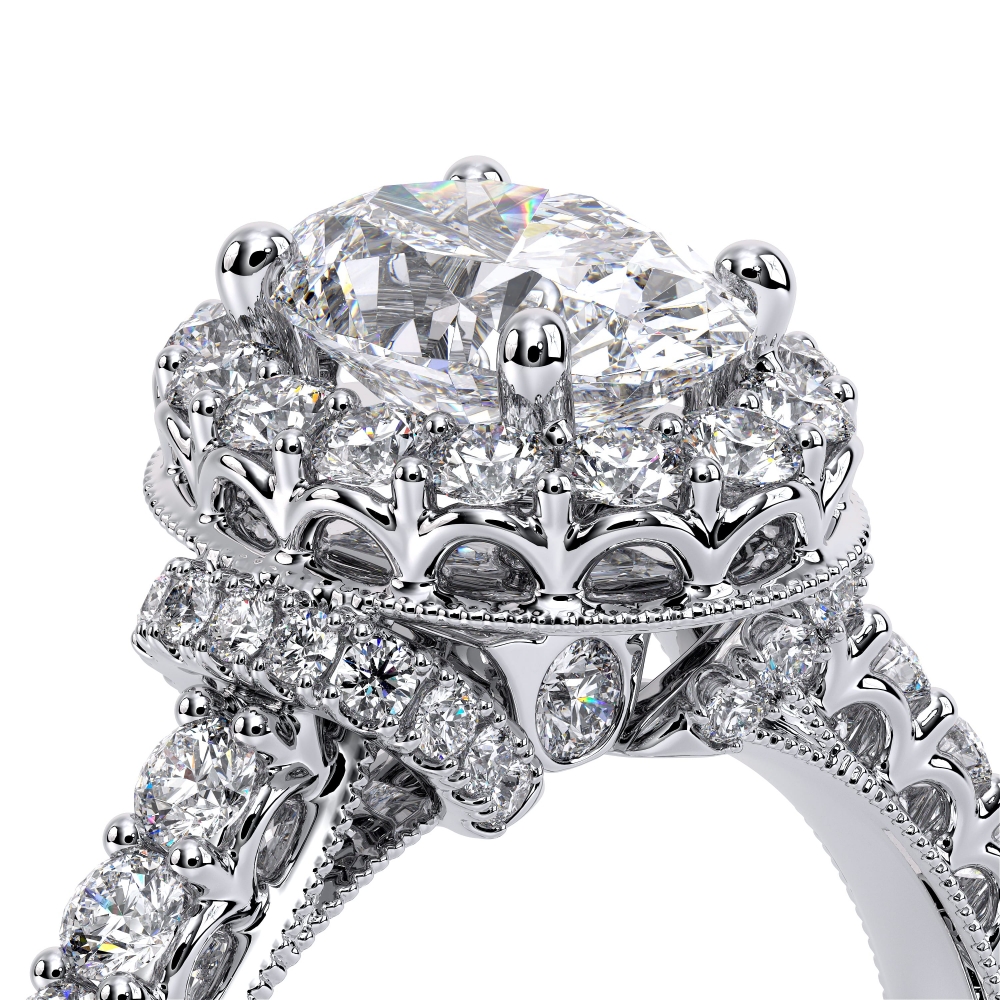 14K White Gold Renaissance-908-OV Ring