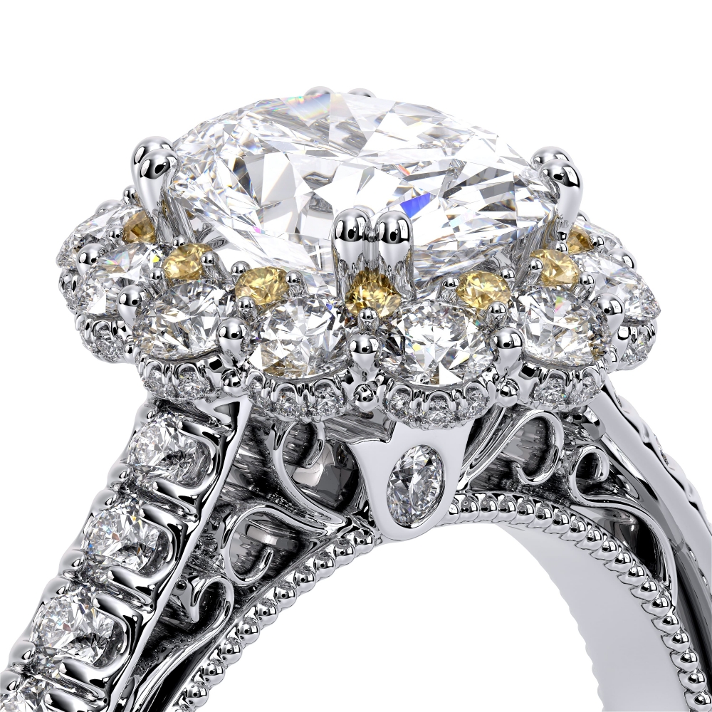 14K White Gold VENETIAN-5080OV Ring