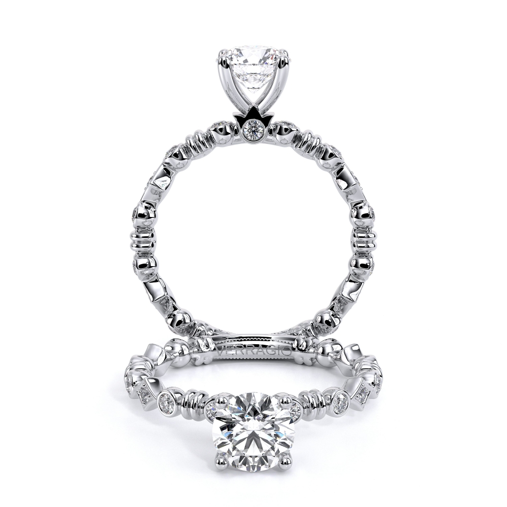 14K White Gold Renaissance-973-R Ring