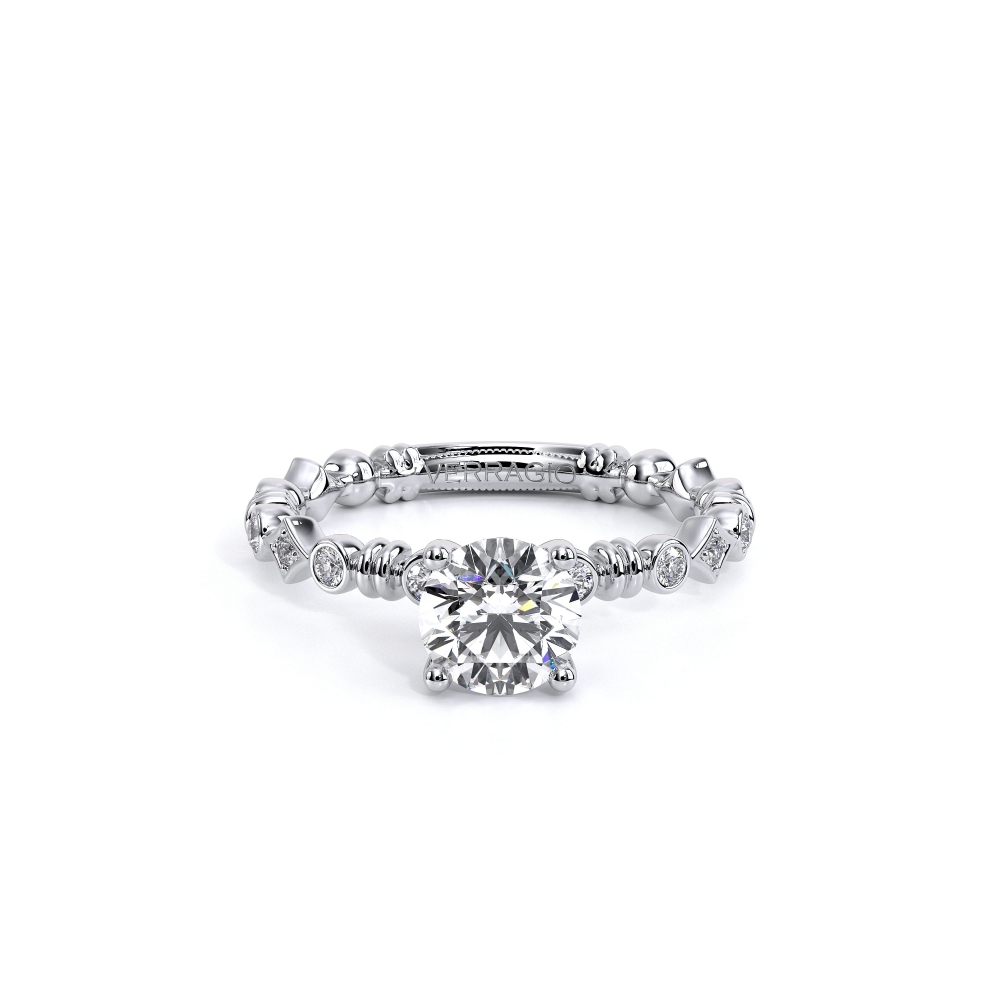 14K White Gold Renaissance-973-R Ring
