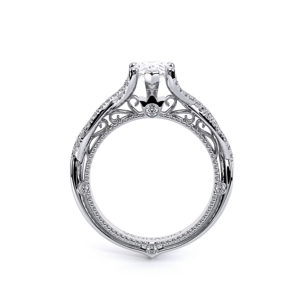 Platinum VENETIAN-5003PEAR Ring