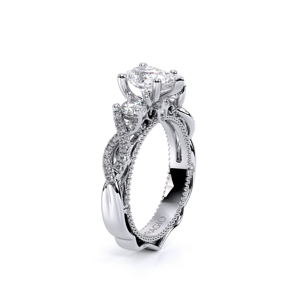 Platinum VENETIAN-5013PEAR Ring
