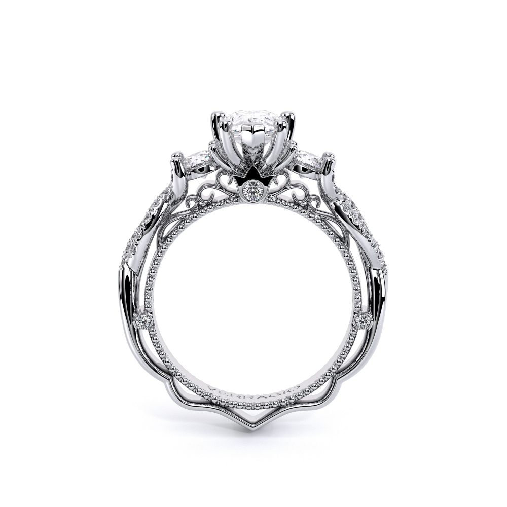 Platinum VENETIAN-5013PEAR Ring
