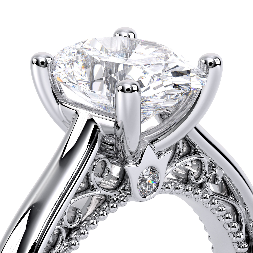 14K White Gold VENETIAN-5047OV Ring