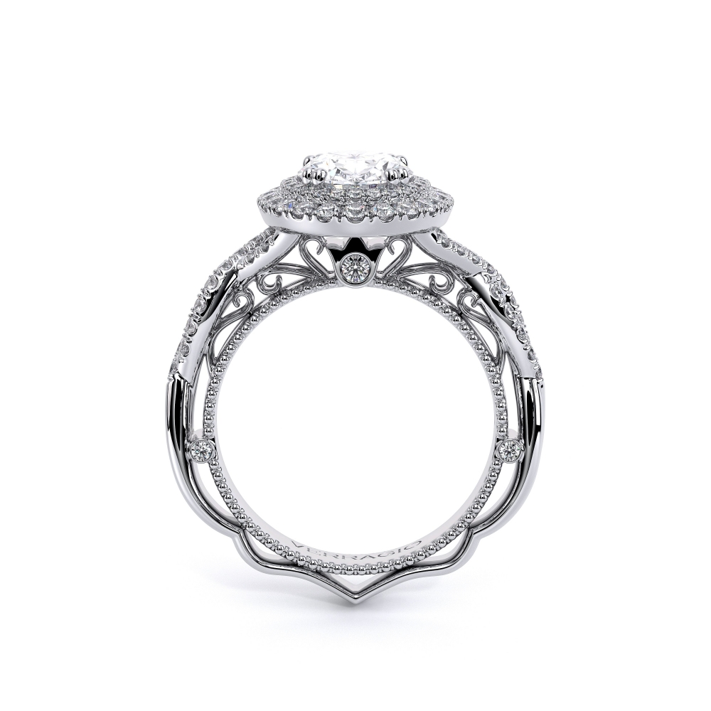 18K White Gold VENETIAN-5048OV Ring