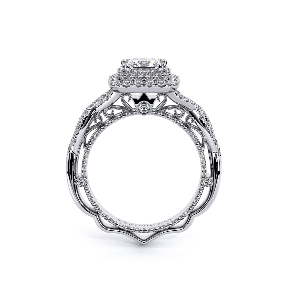 18K White Gold VENETIAN-5048P Ring