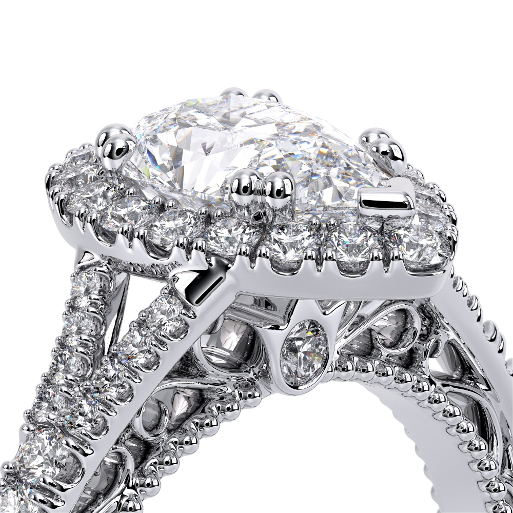 Platinum VENETIAN-5057PEAR Ring