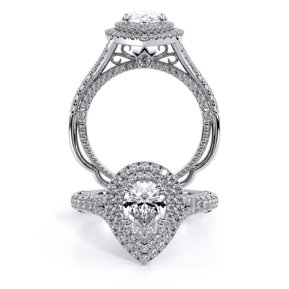 Platinum VENETIAN-5065PEAR Ring