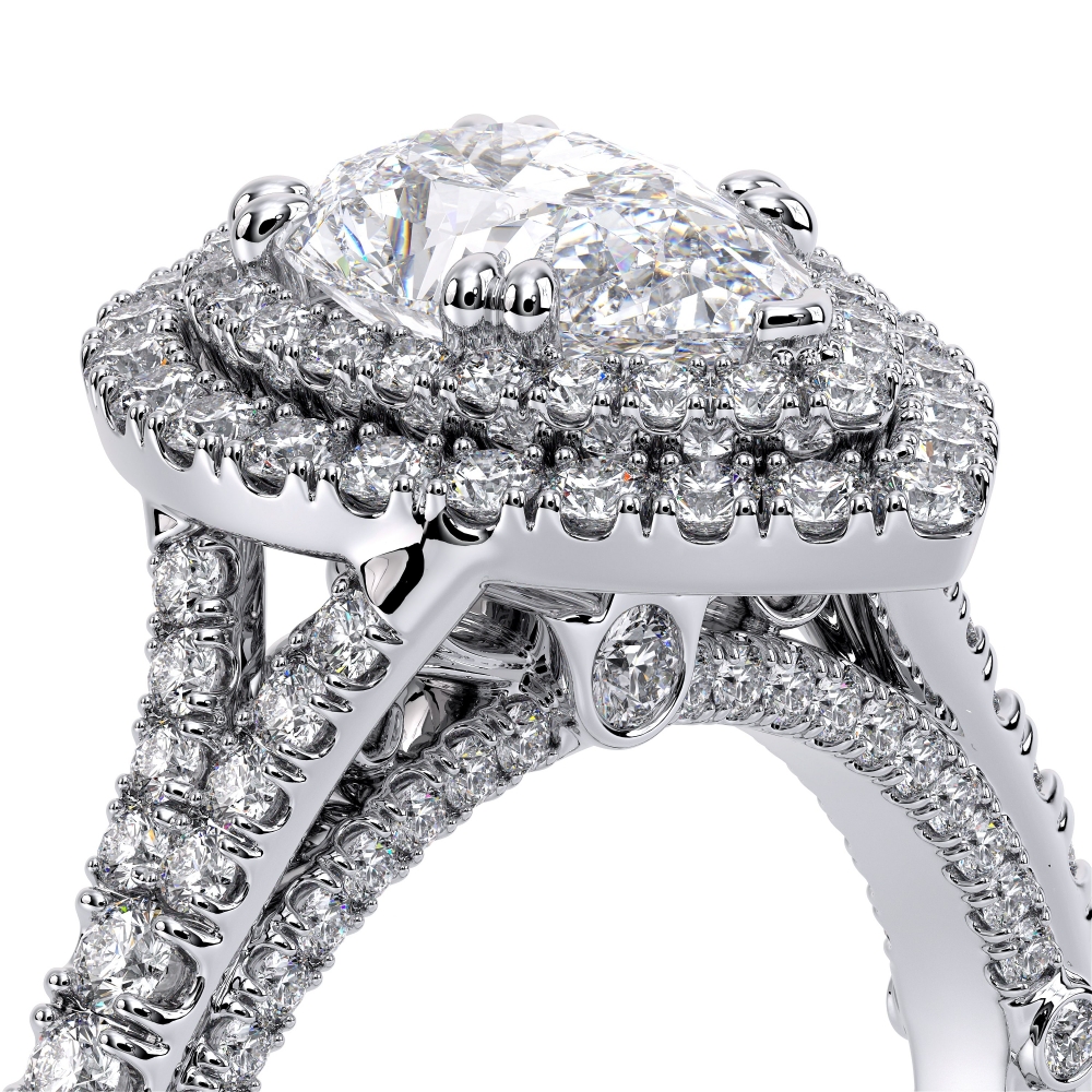 14K White Gold VENETIAN-5065PEAR Ring