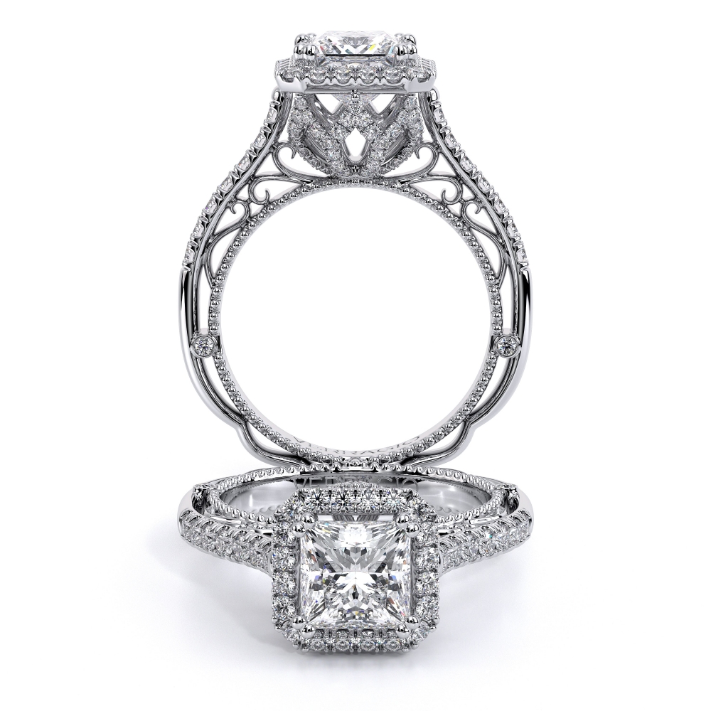 18K White Gold VENETIAN-5061P Ring