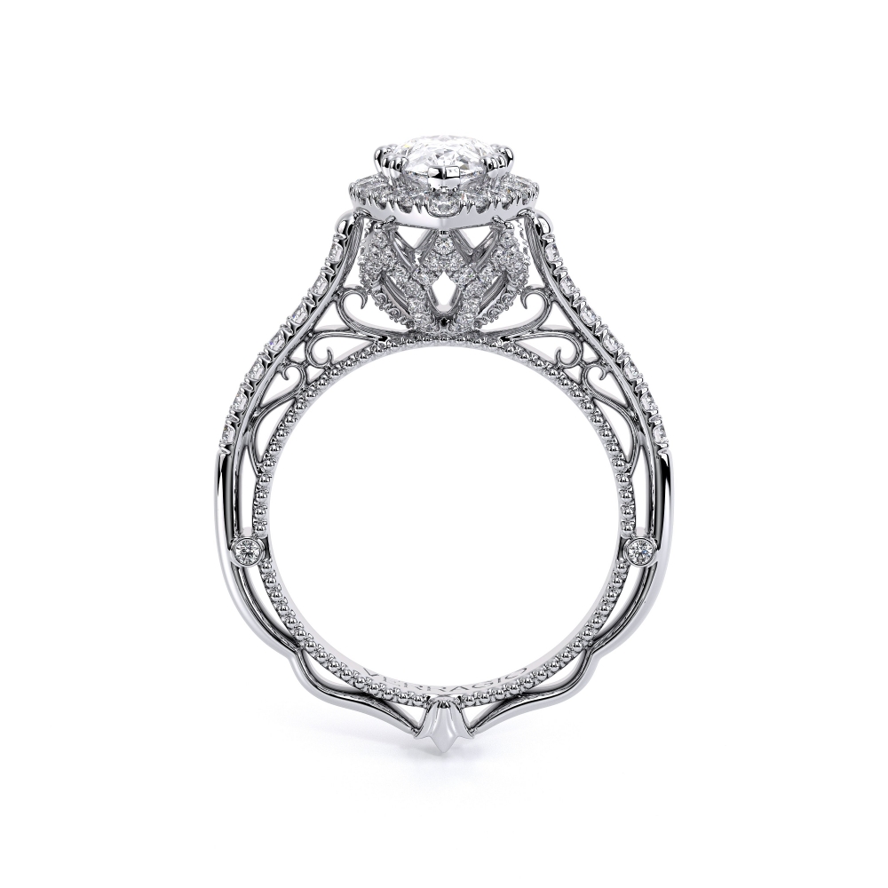 Platinum VENETIAN-5061PEAR Ring