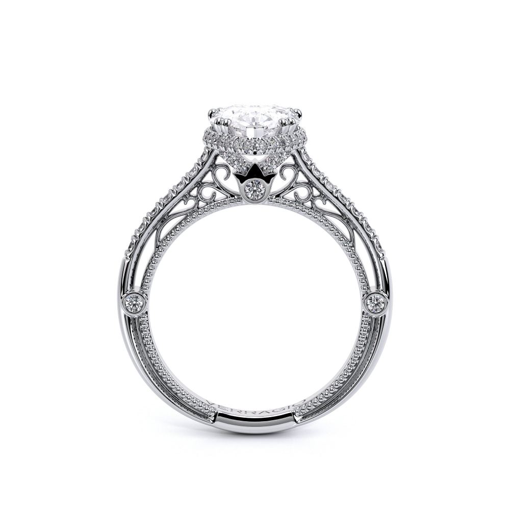 Platinum VENETIAN-5081PEAR Ring