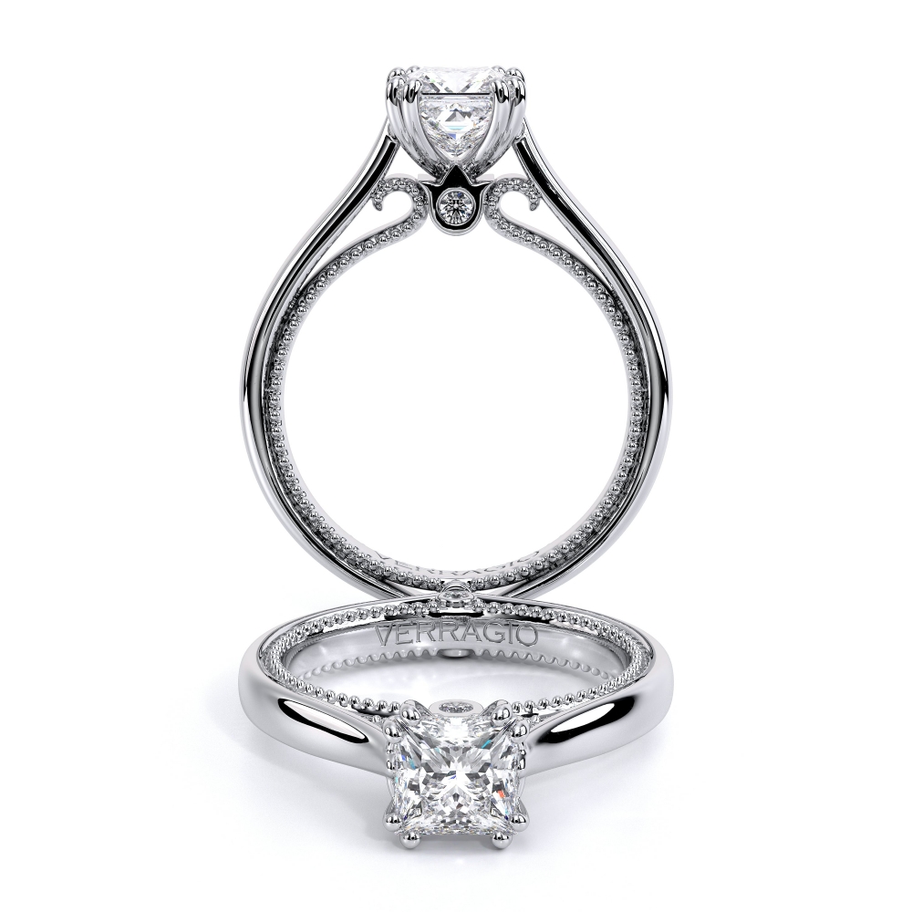 14K White Gold COUTURE-0418P Ring