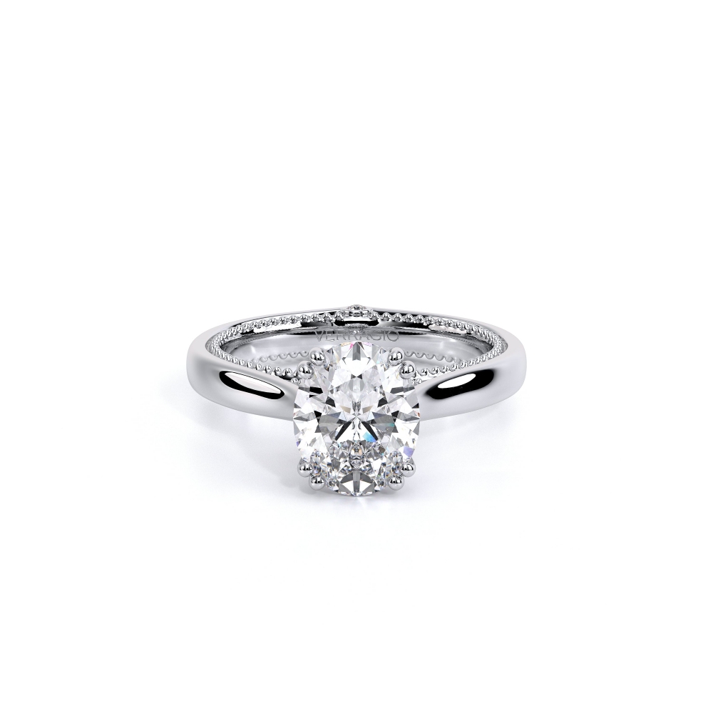 14K White Gold COUTURE-0418OV Ring