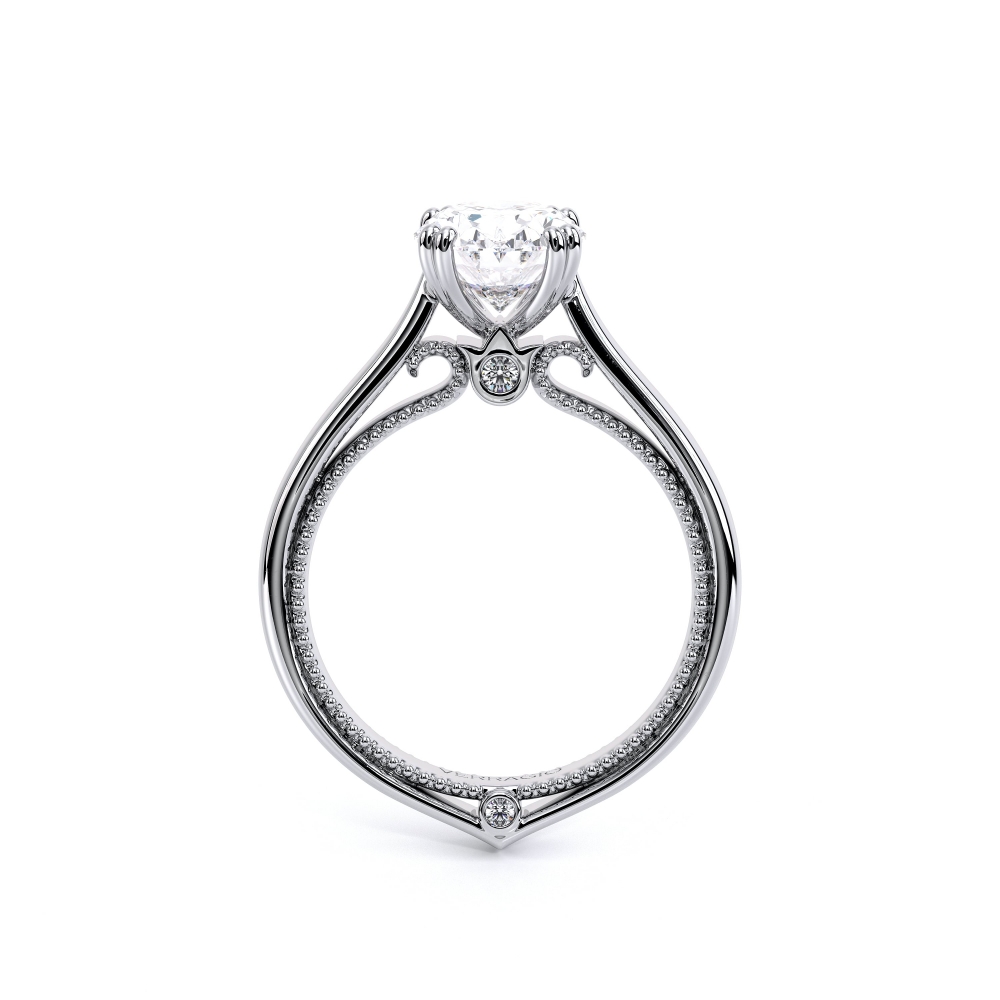 14K White Gold COUTURE-0418OV Ring