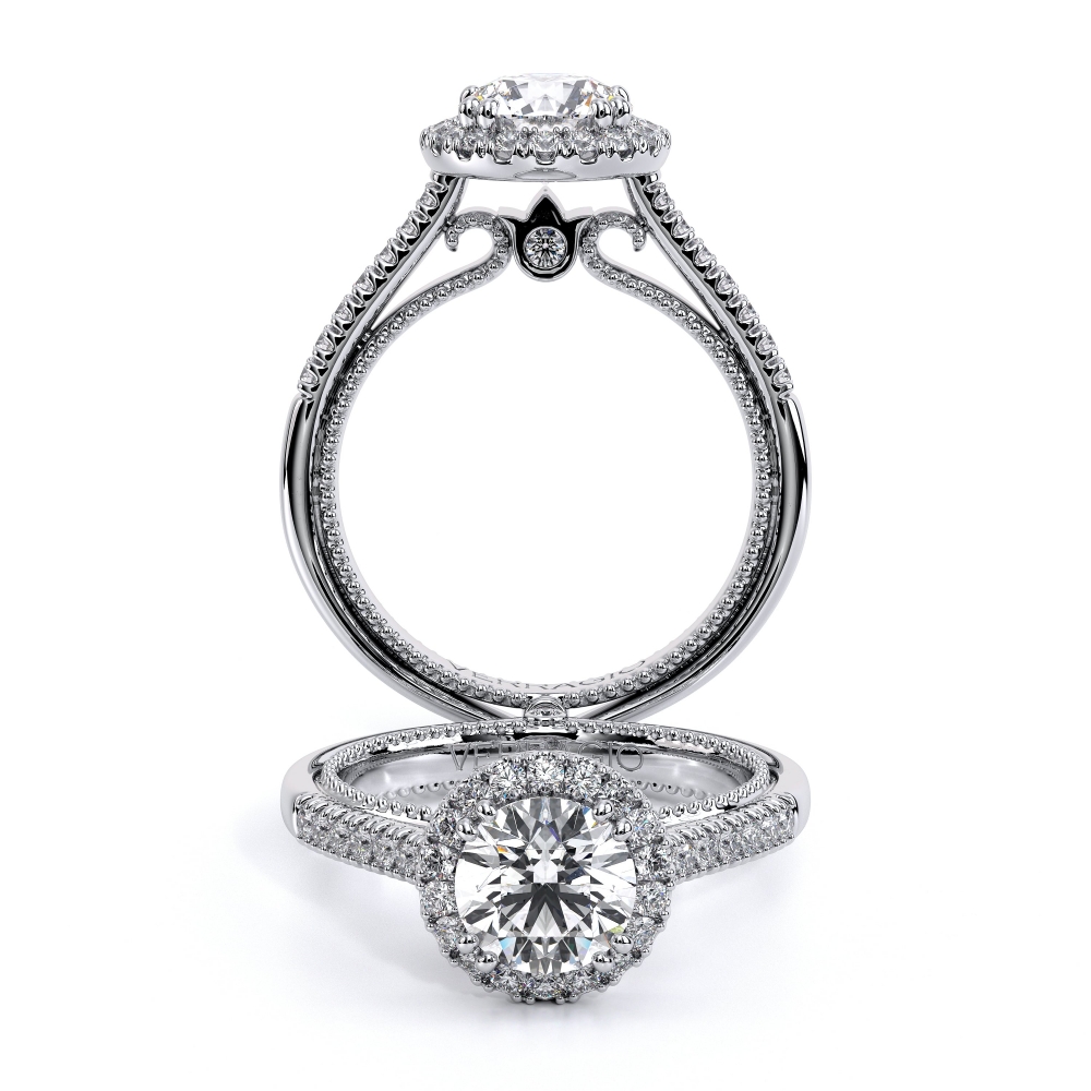 14K White Gold COUTURE-0420R Ring